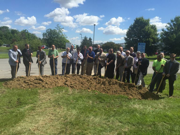 Ground breaking for airborne connector project